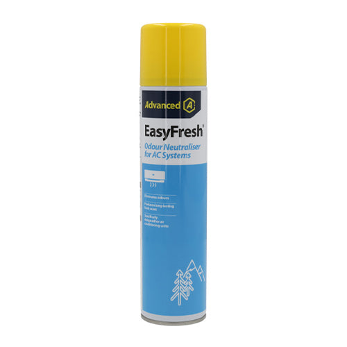 Advanced EasyFresh aerosol odour neutraliser spray for air conditioning and refrigeration systems.