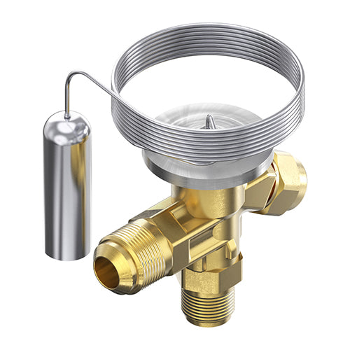 Danfoss T 2 internally equalised expansion valve for low-GWP R448A and R449A eco-refrigerants.