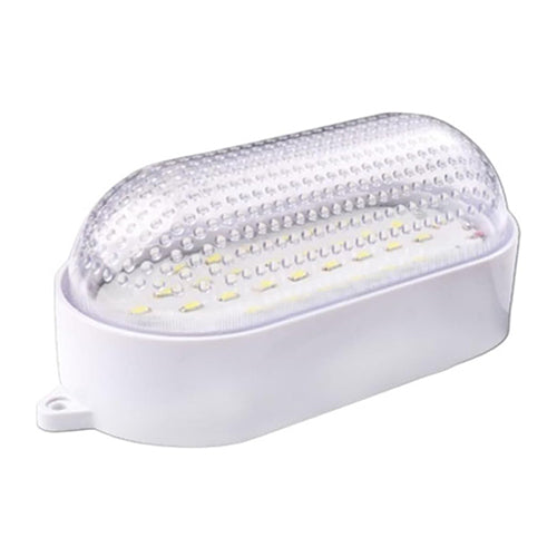 Generic IP68 waterproof 10W 220V oval LED cold storage bulkhead light for walk-in freezers.