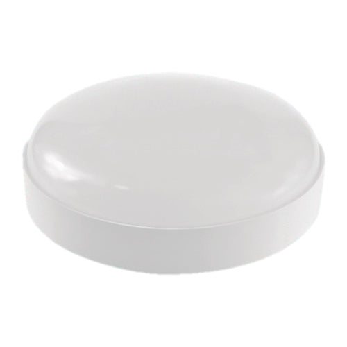 Generic 20W round 1800lm 6500K IP65 LED bulkhead light for cold rooms and outdoor spaces.