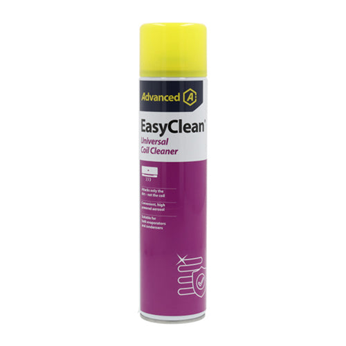 Advanced EasyClean non-acidic aerosol universal coil cleaner for evaporator and condenser coils.