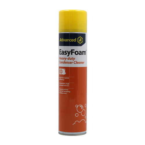 Advanced EasyFoam high-powered aerosol heavy-duty foaming condenser cleaner for outdoor AC units.