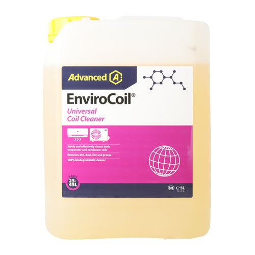 Advanced EnviroCoil 5L biodegradable universal coil cleaner for evaporators and condensers.
