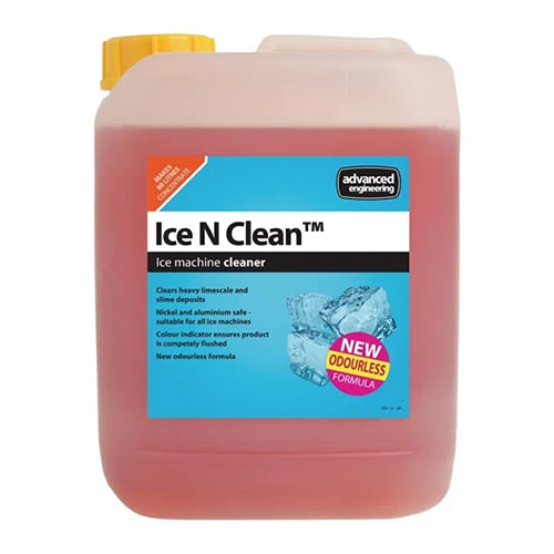 Advanced Ice 'n' Clean 5L NSF-registered ice machine cleaner with built-in colour indicator.