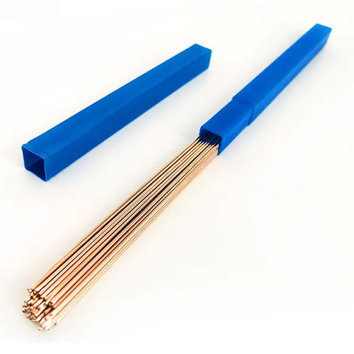 BCuP-2 copper phosphorus 2.0mm x 500mm self-fluxing brazing rods 1kg pack for AC and refrigeration.
