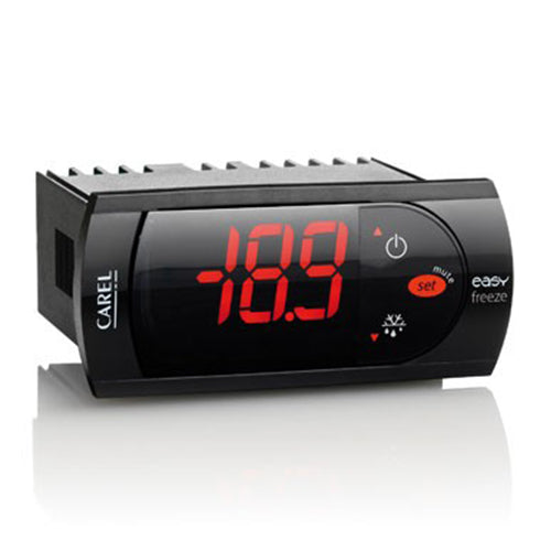 Carel Easy Freeze 230V 3-relay parametric digital temperature controller.