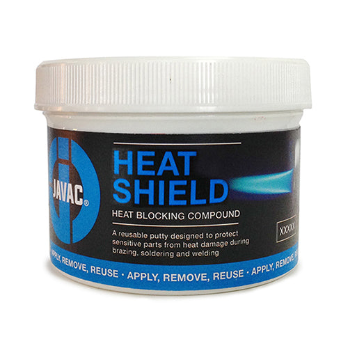 JAVAC heat shield blocking compound putty 340g for protecting AC components during brazing and welding.