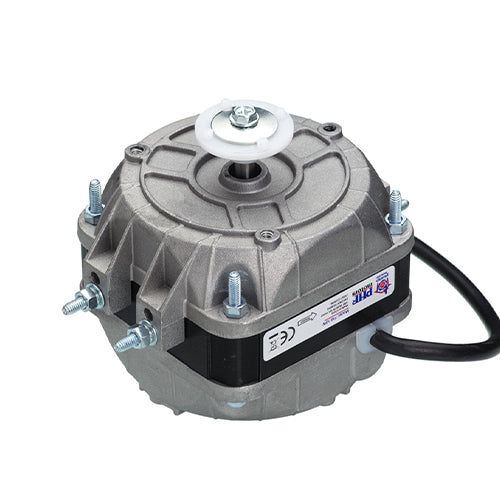Pump House 34W multi-fit fan motor for commercial refrigeration evaporators and condensers.