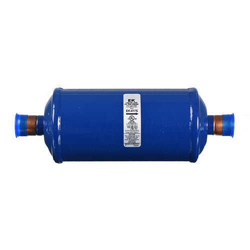 Resour 7/8-inch solder high-capacity liquid line filter drier with 41 cu in desiccant core.