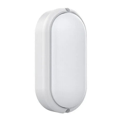 Rother 15W 6500K cool white oval LED bulkhead light fixture.